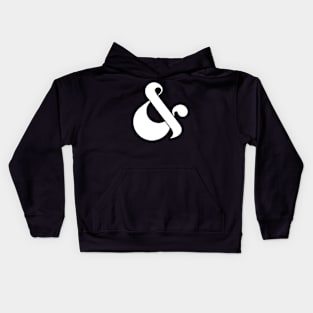 Ampersand (white) | Closet Collection Kids Hoodie
